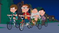 American Dad! – v.li.: Snot, Steve, Barry, Toshi