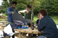 Yesterday – Himesh Patel als Jack, l., Lily James als Ellie, 2.v.l.