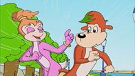 Fix & Foxi – Lucky rollerskatet mit Wanda.