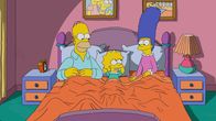 Die Simpsons – (v.l.n.r.) Homer; Lisa; Marge