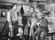 Uli der Knecht – Uli der Knecht Der Knecht mit dem alten und dem neuen Herrn: Hannes Schmidhauser als Uli, Heinrich Gretler als Bodenbauer, Emil Hegetschweiler als Glunggenbauer Joggeli