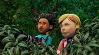 Feuerwehrmann Sam – Mandy und Sarah wollen für ihren Blog, den "Pontypandy-Planet", den Überraschungsgast des Pontypandy-Festivals enttarnen.