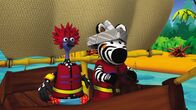 Zigby, das Zebra – Zigby und Bertie auf der Suche nach Mangos.