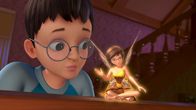 Peter Pan - Neue Abenteuer – John bestaunt die Erd-Tinker Bell.