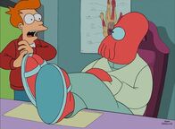 Futurama – Fry (l.); Zoidberg (r.)