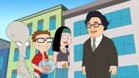 American Dad! – (v.l.n.r.) Roger; Steve; Hayley; Fung Wah