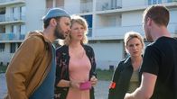Candice Renoir – L-R: Mehdi Badhou (Ali Marhyar), Candice Renoir (Cécile Bois), Valentine Atger (Yeelem Jappain)