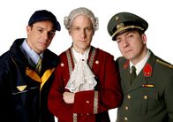Echt Fett – (v.li.): Max Schmiedl, Alex Scheurer, Robert Palfrader.