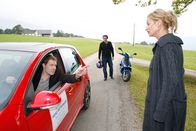 Vier Frauen und ein Todesfall – (v.li.) Andreas Lust (Heinz), Hary Prinz (Bernie), Franziska Schlattner (Klara).
