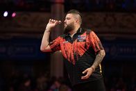 Darts: Weltmeisterschaft – Michael Smith während der Betfred World Matchplay Darts 2023 in Winter Gardens, Blackpool, Großbritannien, am 18. Juli 2023.