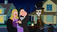 American Dad! – L-R: Francine, Stan, Roger