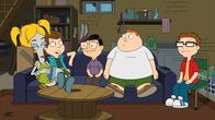 American Dad! – L-R: Roger als Jenny, Schmuely, Toshi, Barry, Steve