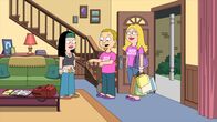 American Dad! – L-R: Hayley, Jeff, Francine