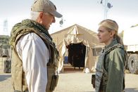 Navy CIS – Gibbs (Mark Harmon, left) and Bishop (Emily Wickersham, right) travel to Afghanistan after the murder of a Marine in D.C. is linked to a terror group holding another Marine hostage overseas, on the CBS Television Network. Photo: Greg Gayne/CBS Ă?‚Ă‚