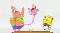 Die Patrick Star Show – v.li.: Patrick, Patrick's stomach, SpongeBob