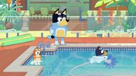 Bluey – L-R: Bingo, Bandit, Bluey