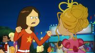 Power Sisters – Abends auf dem Sommerfest reicht es Wendy: Sie fordert Marine zum Kung-Fu Kampf heraus!