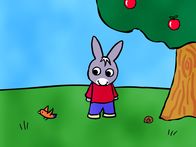 Trotro – Beim Spielen im Garten entdeckt TROTRO einen kleinen Vogel.