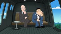 American Dad! – Avery Bullock, l.; Stan, r.