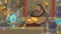 Krapopolis – v.li.: Hippocampus, Hephaestus