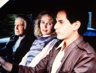 Ein Engel auf Erden – Frank (Lew Ayres, l.), Zoe (Laurie Prange, M.) und Todd Worton (David Eisner, r.) fahren gemeinsam in die Ferien.