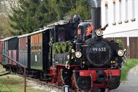 Eisenbahn-Romantik – Die Dampflok 99 633 ist die Titellok der Sendung Eisenbahn-Romantik.