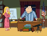 American Dad! – L-R: Francine, Stan