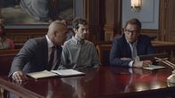 Bull – (v.l.n.r.) Chunk Palmer (Christopher Jackson); Jerry McConnell (A.J. Shively); Jason Bull (Michael Weatherly)