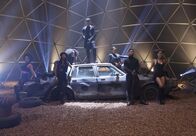 Empire – Nehmen ein gemeinsames Video auf: Hakeem (Bryshere Y. Gray, M.) und Jamal (Jussie Smollett, 2.v.r.) ...