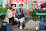 Die Rosenheim-Cops – L-R. Dr. Sabine Eckstein (Petra Einhoff) and Sven Hansen (Igor Jeftic)