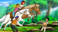 Bibi und Tina – Bibi und Tina üben für das große Wettreiten.