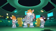 Geronimo Stilton – Effeff Pandora und Benjamin sind auf einem fremden Raumschiff gefangen.
