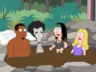 American Dad! – L-R: Ron, Roger, Hayley, Francine