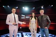 Promi Quizjagd – v.li.: Florian Lettner, Alina Marzi und Martin Grubinger posieren für ein Foto
