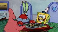 SpongeBob Schwammkopf – L-R: Patrick, Mr. Krabs, SpongeBob