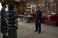 Fresh off the Boat – (v.l.n.r.) Eddie Huang (Hudson Yang); Emery Huang (Forrest Wheeler); Louis Huang (Randall Park)