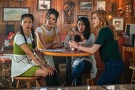 Nancy Drew – Nancy Drew -- "The Tale of The Fallen Sea Queen" -- Image Number: NCD107a_0178r.jpg -- Pictured (L-R): Leah Lewis as George, Maddison Jaizani as Bess, Liza Lapira as Victoria Fan and Kennedy McMann as Nancy -- Photo: Colin Bentley/The CW --