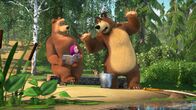 Mascha und der Bär – Bär kommt zur Bärin und Mascha zurück.