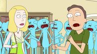 Rick and Morty – Vorne, l-r: Beth, Jerry
