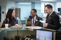 Elementary – “No Lack of Void” – A pickpocket dies of anthrax poisoning, putting Holmes and Watson on the trail of the toxin’s source in order to prevent more deaths, on ELEMENTARY, Thursday, April 10 (10:01-11:00 PM, ET/PT) on the CBS Television Network Pictured (L-R) Lucy Liu as Joan Watson, Jon Michael Hill as Detective Marcus Bell and Jonny Lee Miller as Sherlock Holmes Photo: Jeff Neumann /CBS