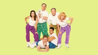The Goldbergs – (v.li.): Erica Goldberg (Hayley Orrantia), Murray Goldberg (Jeff Garlin), Adam Goldberg (Sean Giambrone), Barry Goldberg (Troy Gentile), Pops (George Segal), Beverly Goldberg (Wendi McLendon-Covey).