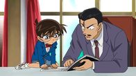 Lupin the 3rd vs. Detective Conan – L-R: Conan Edogawa und Kogorou Mouri