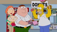 Family Guy – v.l.) und Lois (l.), wie man die Süßigkeiten verspeist ...