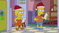 Die Simpsons – Lisa (l.); Bart (r.)