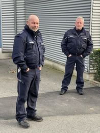 Auf Streife – Michael (l.); Matthias (r.)