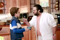 The Goldbergs – L-R: Adam Goldberg (Sean Giambrone), Marvin Goldberg (Dan Fogler).