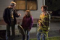 The Middle – L-R: Mike (Neil Flynn); Frankie (Patricia Heaton); Axl (Charlie McDermott)