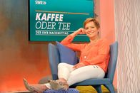 Kaffee oder Tee – Moderatorin Evelin König.