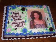 Unfall, Selbstmord oder Mord – Photo of Barbara Winn on a cake