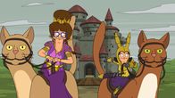 Bob's Burgers – Ist ein Treffen mit Tante Gayle (l.) wirklich besser als Hausarrest? Louise (r.) glaubt es zunächst noch ...